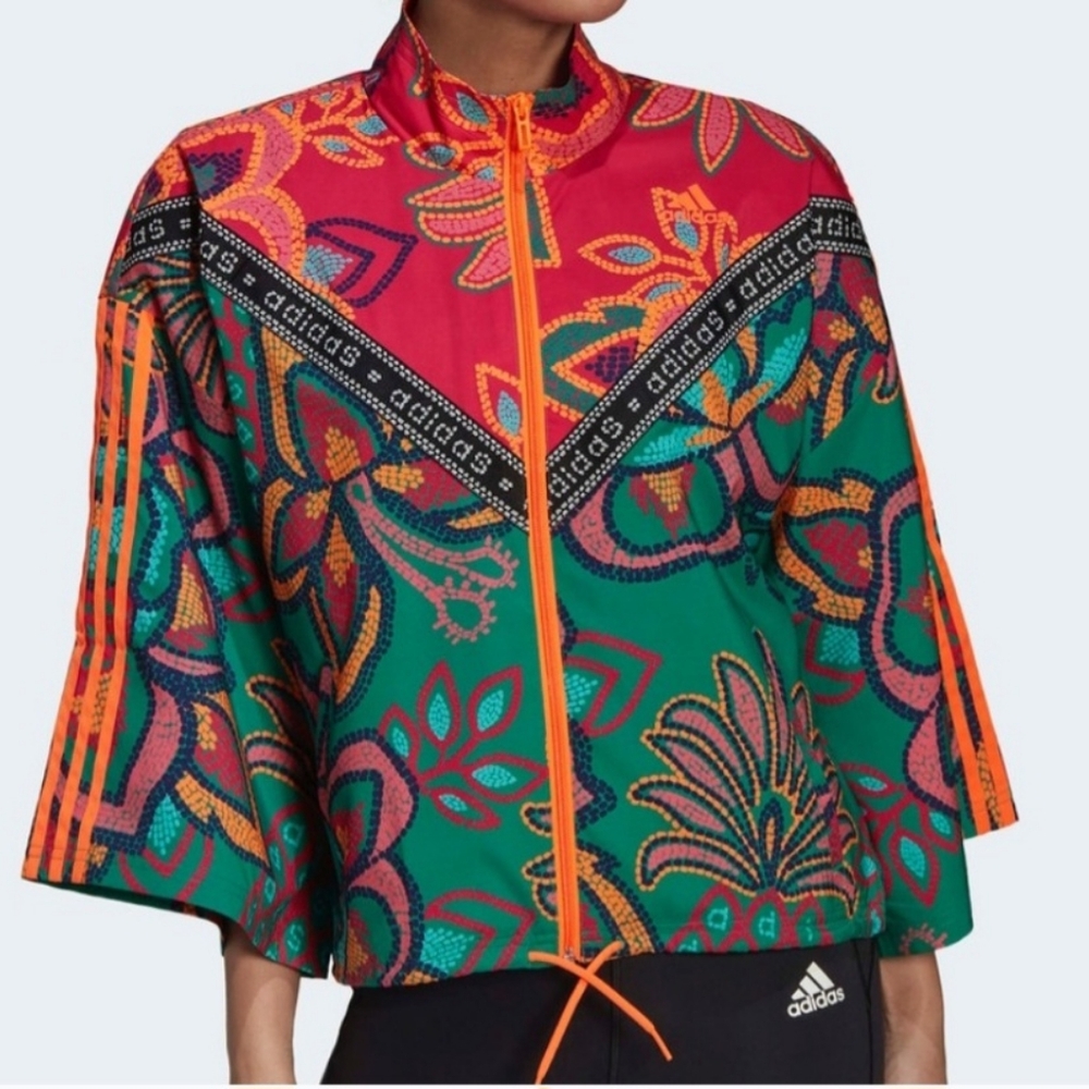 Farm Rio Plus Size 4x Adidas Track Jacket